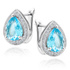 Rhodium \ White || Aquamarine