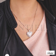 Silver (925) Pendant - heart