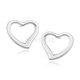 Silver (925) earrings - hearts