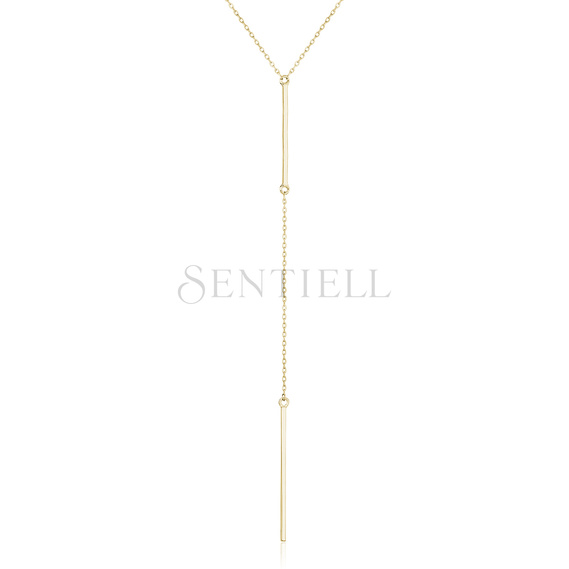 Silver (925) necklace, gold-plated