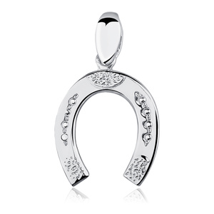 Silver (925) pendant - horseshoe