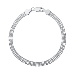 Silver (925) ball chain bracelet