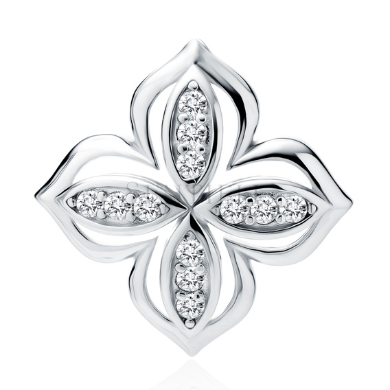 Silver (925) pendant with zirconia