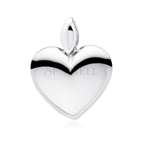 Silver (925) Pendant - heart