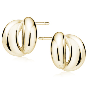 Silver (925) gold-plated earrings