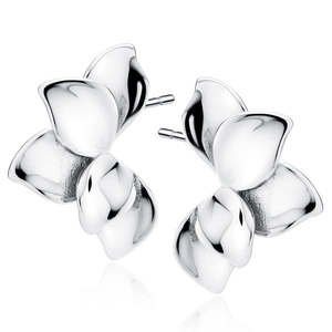 Silver (925) earrings - leafs