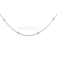 Silver (925) choker necklace with balls