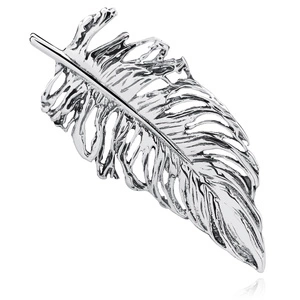 Silver (925) brooch feather