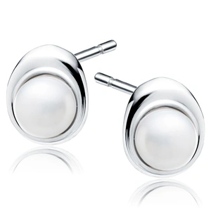 Silver (925) pearl earrings