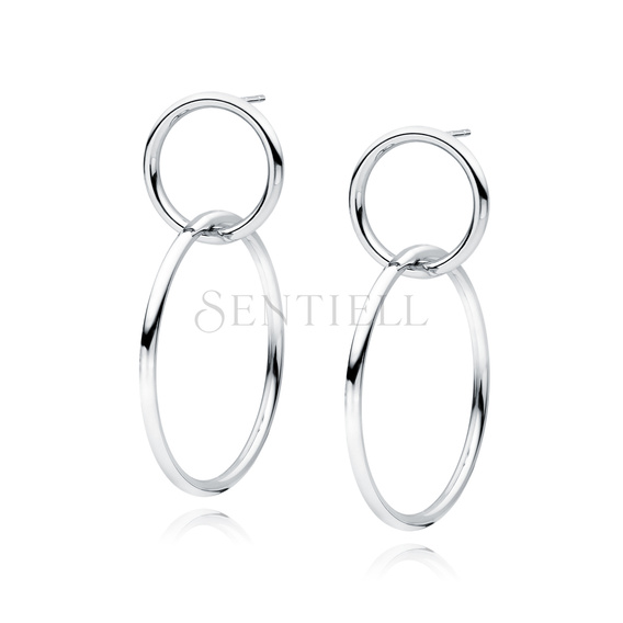 Silver (925) earrings - circles