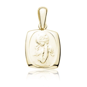 Silver (925) gold-plated pendant Little Angel