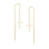 14K Yellow gold (e-coating) \ Threaders