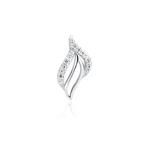 Silver (925) pendant with zirconia