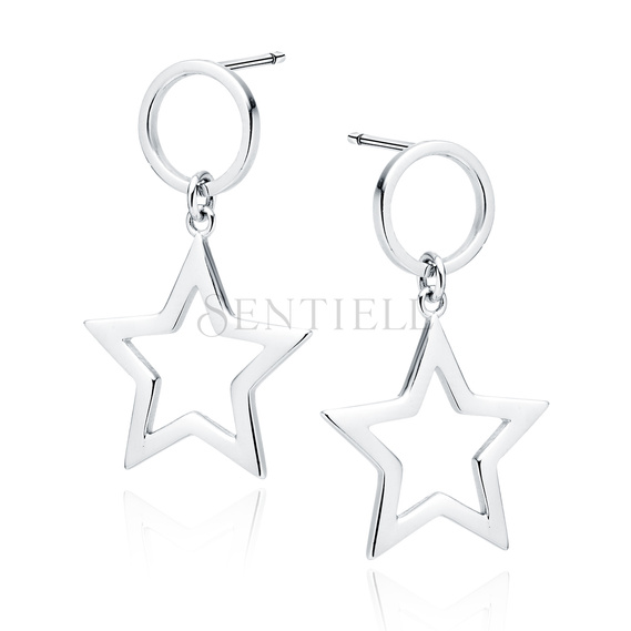 Silver (925) earrings - stars