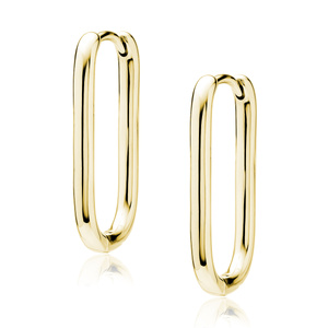 Silver (925) gold-plated earrings
