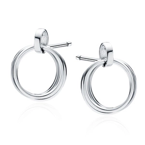 Silver (925) earrings - circles