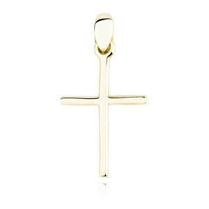 Silver (925) gold-plated pendant cross
