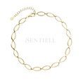 Silver (925) fashionable gold-plated bracelet