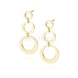 Silver (925) gold-plated earrings 