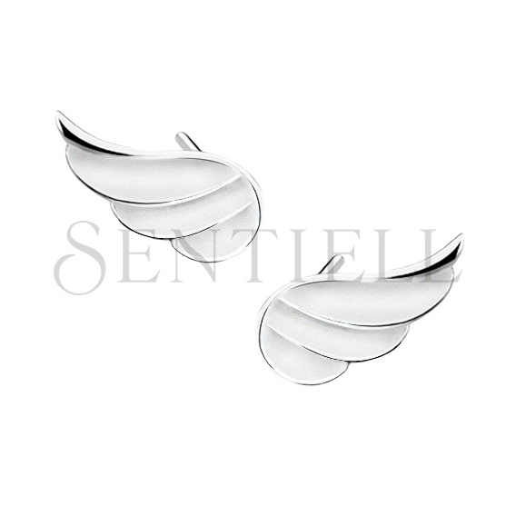 Silver (925) earrings - wings