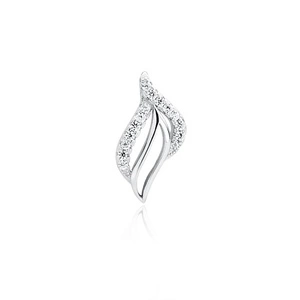 Silver (925) pendant with zirconia