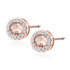 18K Rose gold (e-coating) \ White || Morganite