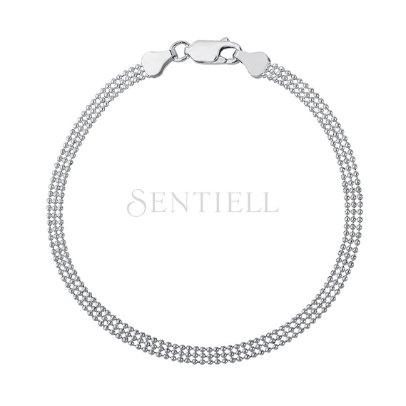 Silver (925) ball chain bracelet