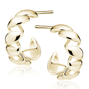 Silver (925) gold-plated earrings