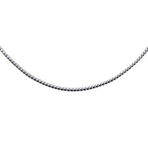 Silver (925) Etrusca 8L chain  Ø 140 - rhodium plated