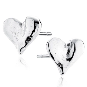 Silver (925) earrings - heart