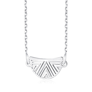 Silver (925) necklace with open-work pendant