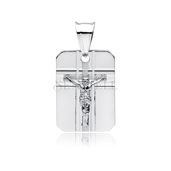 Silver (925) pendant Jesus on cross