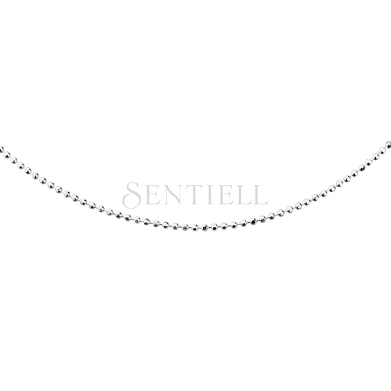Silver (925) ball chain necklace for military tags