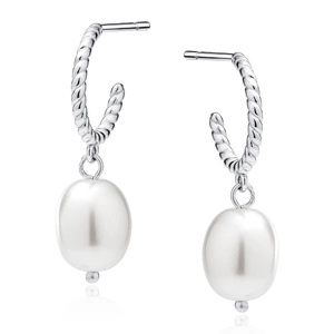 Silver (925) earrings with pearl