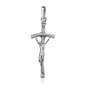 Silver (925) pendant Papal cross