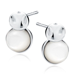 Silver (925) earrings with Nacre