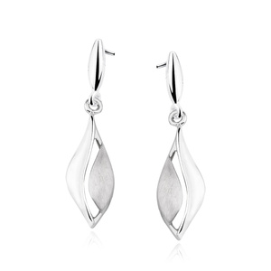 Silver (925) elegant earrings