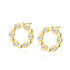 14K Yellow gold (e-coating) \ White