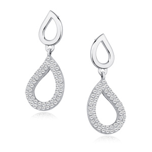 Silver (925) earrings with zirconia