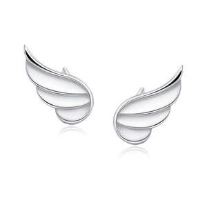 Silver (925) earrings - wings