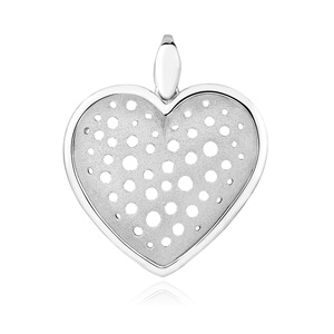 Silver (925) Pendant - heart