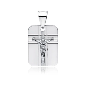 Silver (925) pendant Jesus on cross