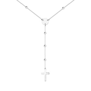 Silver (925) necklace with cross