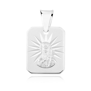 Silver (925) pendant Virgin Mary / Black Madonna