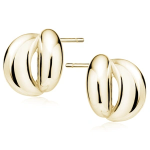 Silver (925) gold-plated earrings