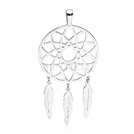 Silver (925) elegant pendant dream catcher