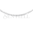 Silver (925) diamond-cut chain - curb extra flat Ø 060