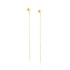 14K Yellow gold (e-coating)